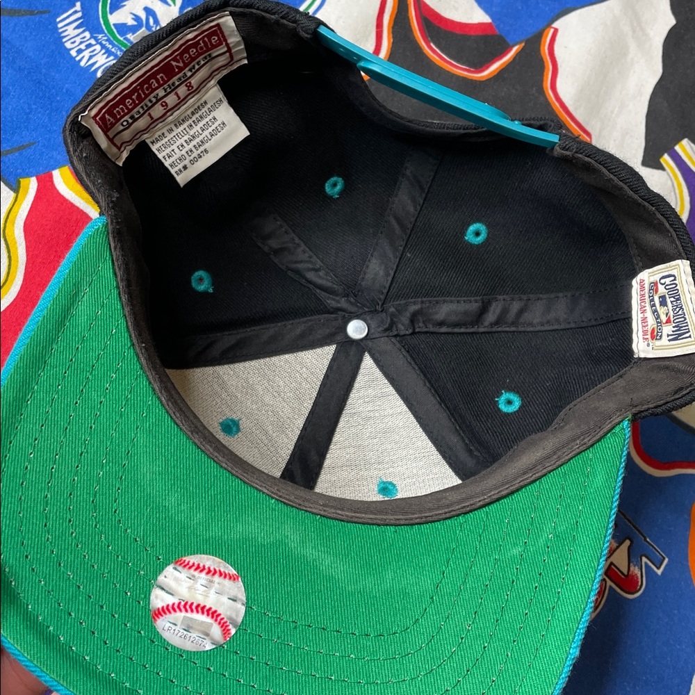 Vintage American Needle MLB Florida Marlins Cooperstown Collection SnapBack Hat - Picture 5 of 7